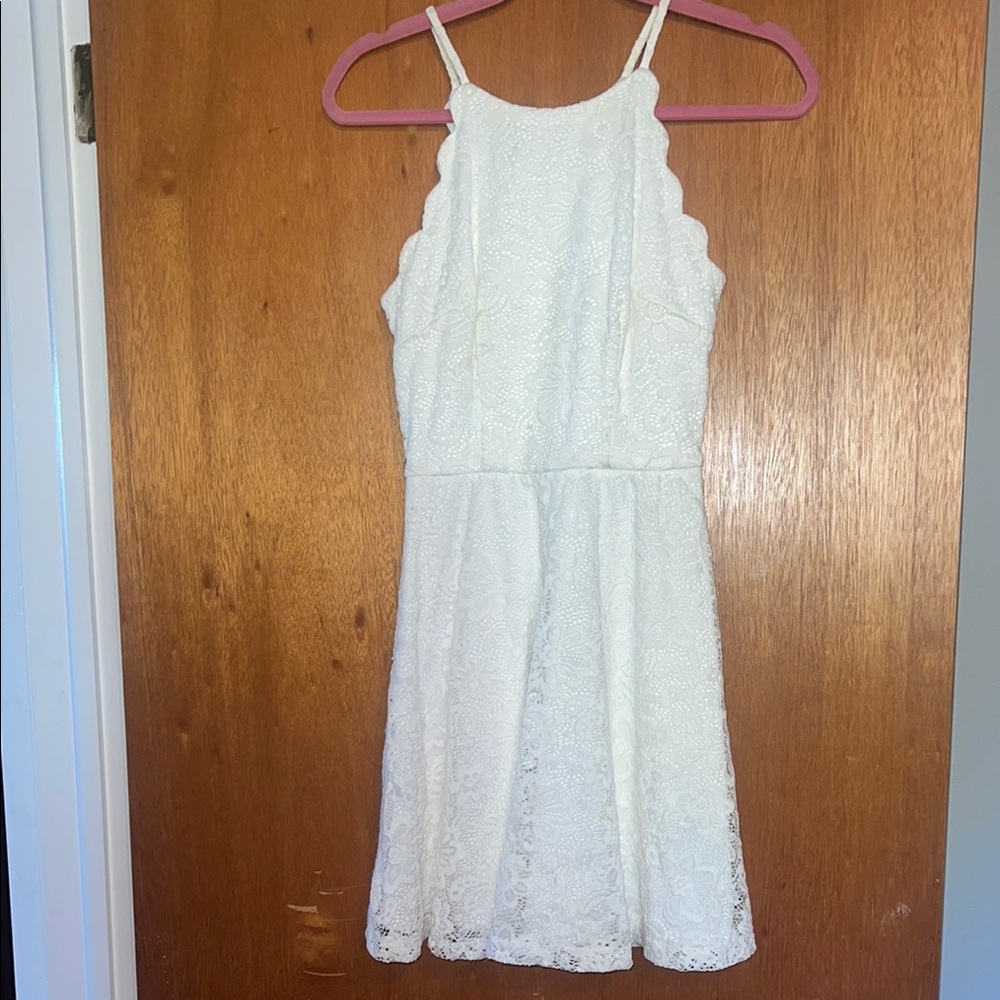Women’s Lace Sleeveless Halter Dress